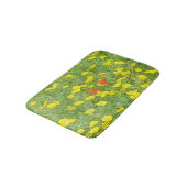 Aquarellmohn Badematte (Schrägansicht)