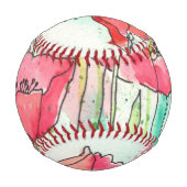 Aquarellmohn Baseball (Rückseite)