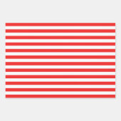 Aquarellmohn Blumenmuster. Roter Mohn Geschenkpapier Set (Vorderseite 2)