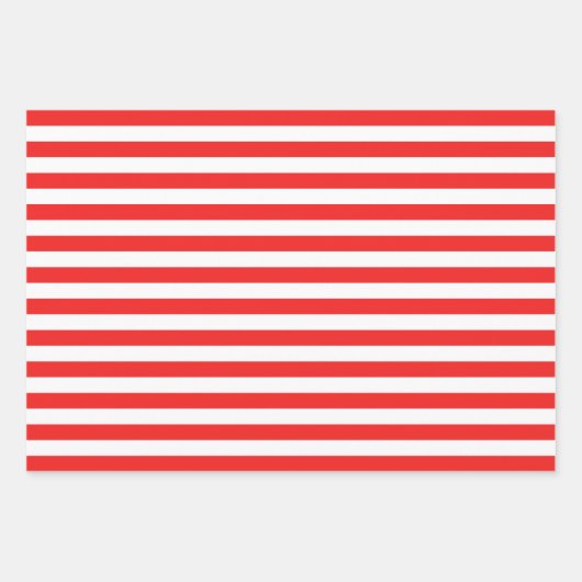 Aquarellmohn Blumenmuster. Roter Mohn Geschenkpapier Set (Vorderseite 2)