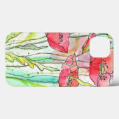 Aquarellmohn Case-Mate iPhone Hülle (Rückseite (Horizontal))