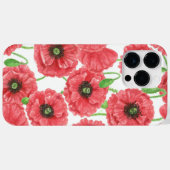 Aquarellmohn Case-Mate iPhone Hülle (Rückseite (Horizontal))