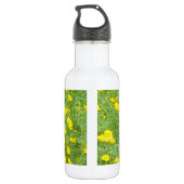 Aquarellmohn Edelstahlflasche (Rückseite)