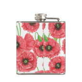 Aquarellmohn Flachmann (Rückseite)