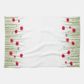 Aquarellmohn Geschirrtuch (Horizontal)