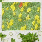 Aquarellmohn Handtuch (Gefaltet)