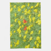 Aquarellmohn Handtuch (Vertikal)