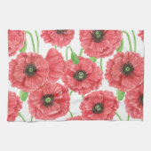 Aquarellmohn Handtuch (Horizontal)