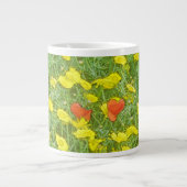 Aquarellmohn Jumbo-Tasse (Vorderseite)
