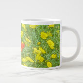 Aquarellmohn Jumbo-Tasse (Rechts)