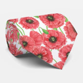 Aquarellmohn Krawatte (Gerollt)