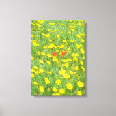 Aquarellmohn Leinwanddruck (Vorderseite)