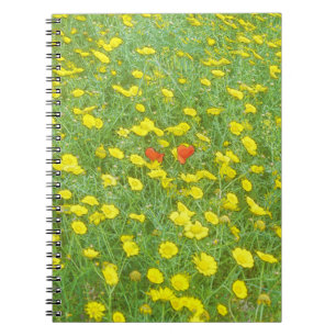 Aquarellmohn Notizblock