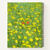 Aquarellmohn Notizbuch (Rückseite)