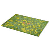 Aquarellmohn Schneidebrett (Ecke)