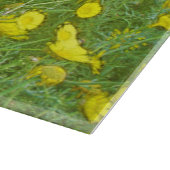 Aquarellmohn Schneidebrett (Ecke)