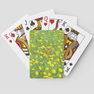 Aquarellmohn Spielkarten