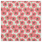 Aquarellmohn Stoff (Muster)