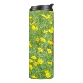 Aquarellmohn Thermosbecher (Nach links gedreht)