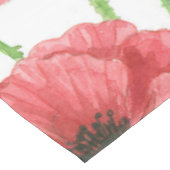 Aquarellmohn Tischdecke (Schrägansicht)