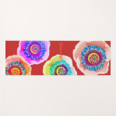 Aquarellmohn Yogamatte (Vorderseite (Horizontal))
