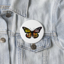 Aquarellmonarch Butterfly farbenfroh gestrichen