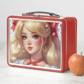 Aquarellmönche Metall Brotdose (Beispiel)