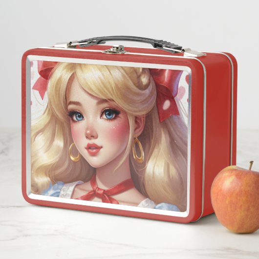 Aquarellmönche Metall Brotdose (Beispiel)