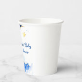 Aquarellmond und SternenBaby-Dusche Pappbecher (Links)