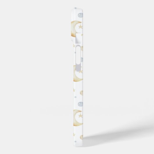 Aquarellmoon-Sterne und Cloud-Muster Case-Mate iPhone Hülle (Rückseite / Links)