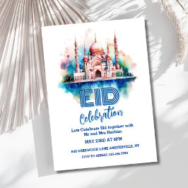 Aquarellmoschee Eid Party Einladung