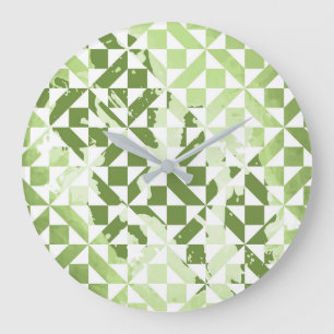 Aquarellmotive 3 große wanduhr