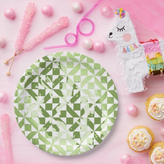 Aquarellmotive 3 pappteller (Party)