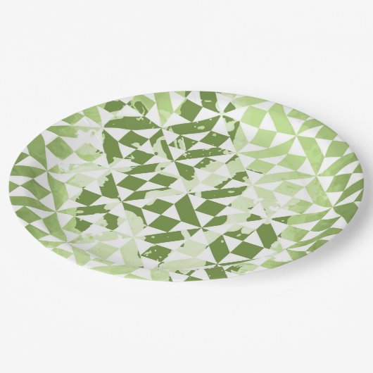 Aquarellmotive 3 pappteller (Schrägansicht)