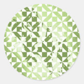 Aquarellmotive 3 runder aufkleber (Vorderseite)