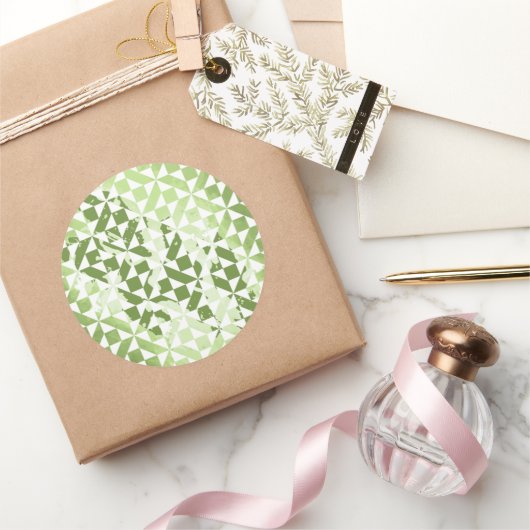 Aquarellmotive 3 runder aufkleber (Schenken)