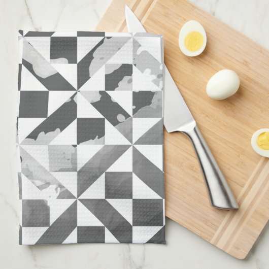 Aquarellmotive 4 geschirrtuch (Viertel Falte)