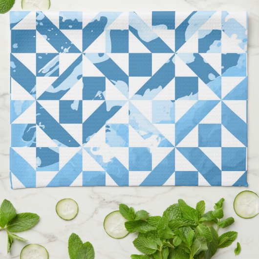 Aquarellmotive Geschirrtuch (Gefaltet)