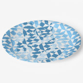 Aquarellmotive Pappteller (Schrägansicht)