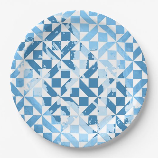 Aquarellmotive Pappteller (Vorderseite)