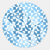 Aquarellmotive Runder Aufkleber (Vorderseite)