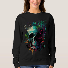 Aquarellmotoalkohol Sweatshirt