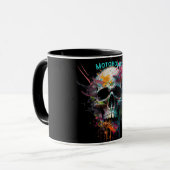 Aquarellmotoalkohol Tasse (Vorderseite Links)