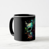 Aquarellmotoalkohol Tasse (Vorderseite Links)