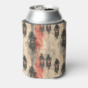 Aquarellmotorräder, Biker, Rennen, Motorräder Dosenkühler