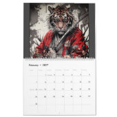 Aquarellmotorräder, Biker, Rennen, Motorräder Kalender (Feb 2027)