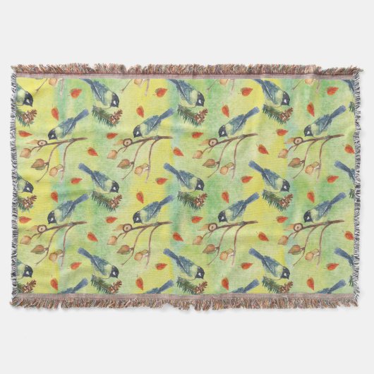 Aquarellmühle, Aquarellvögel Decke (Vorderseite)