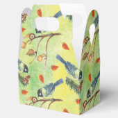 Aquarellmühle, Aquarellvögel Geschenkschachtel (Geöffnet)