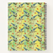 Aquarellmühle, Aquarellvögel Notizblock (Rückseite)