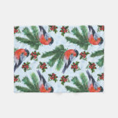 Aquarellmühle Fleecedecke (Vorderseite (Horizontal))